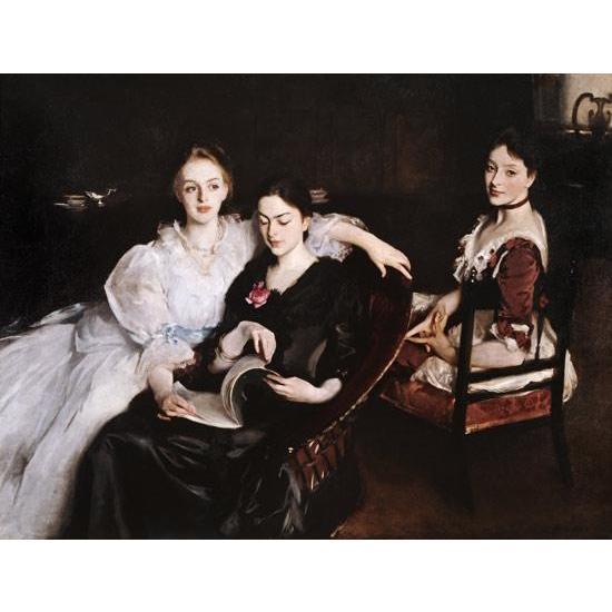 油絵 サージェントの名作_ヴィッカーズ家の娘達 MA1576 : 絵画制作専門