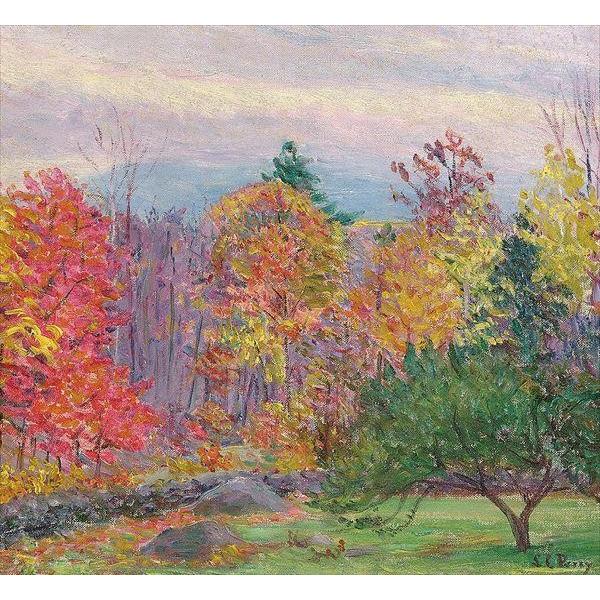 油絵 Lilla Cabot Perry_ニューハンプシャーの秋 MA2260