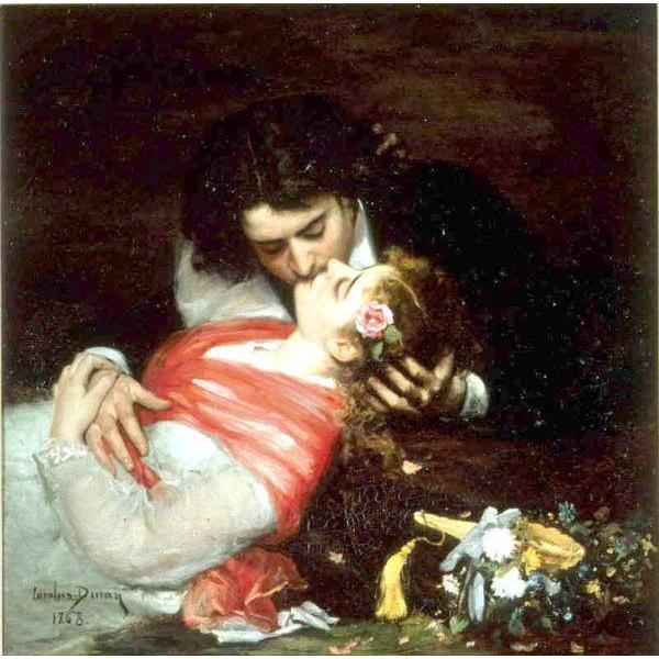 油絵 Charles Auguste Emile Durand_キス ma2502 The Kiss - 卡罗勒斯