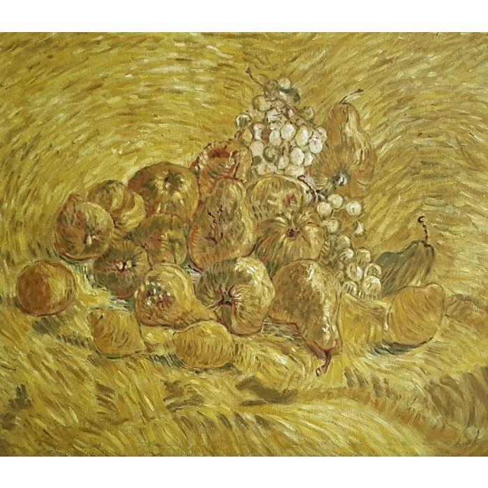 油絵 ゴッホの名作 ブドウ セイヨウナシ レモンのある静物 Ma3148 Ma3148 絵画制作専門ユーラシアアート 通販 Yahoo ショッピング