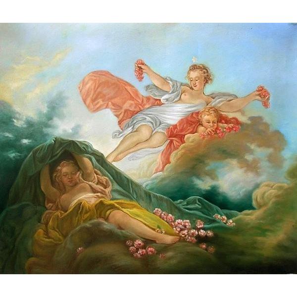 特価油絵 フラゴナールの名作「ビーナスの目覚め」 MA472