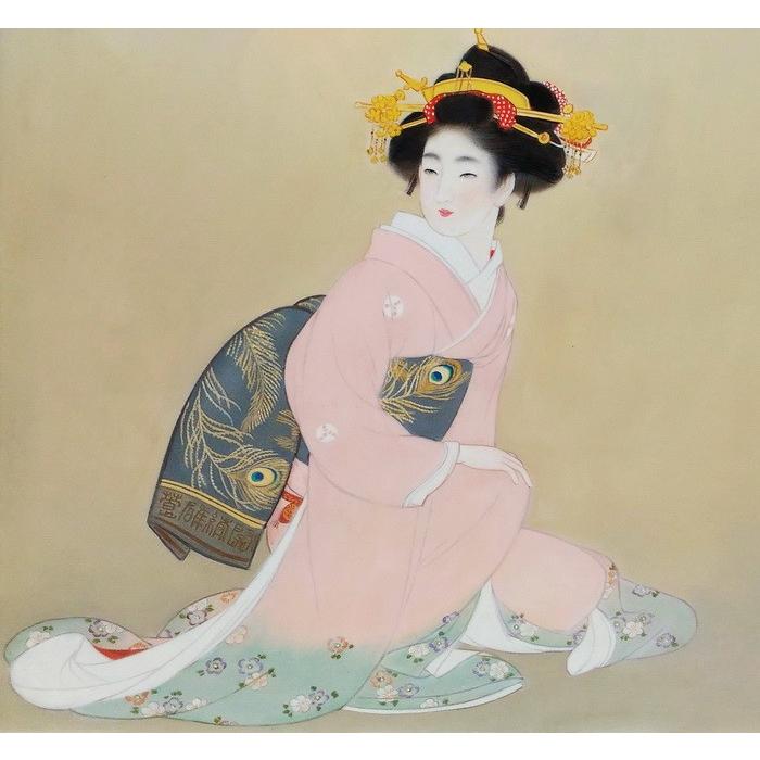 漆絵 上村松園の名作_春秋 NH223 : 絵画制作専門ユーラシア 漆絵 上村松園の名作_春秋 NH223 : 絵画制作専門ユーラシア