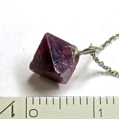 スピネル 原石 レッドスピネル ネックレス 天然石 パワーストーン