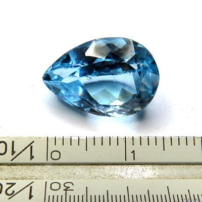 ブルートパーズ ルース 天然石 11月 誕生石 12.27ct オーダーメイド