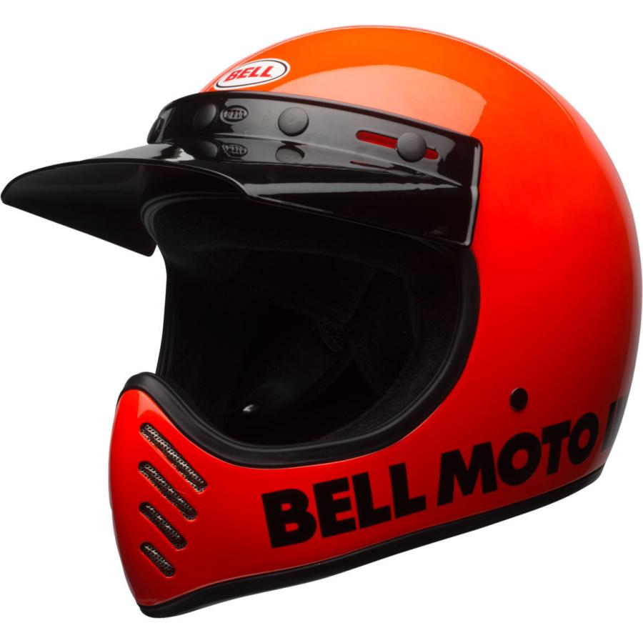 おしゃれ bell moto3 フルフェイスヘルメット オレンジ