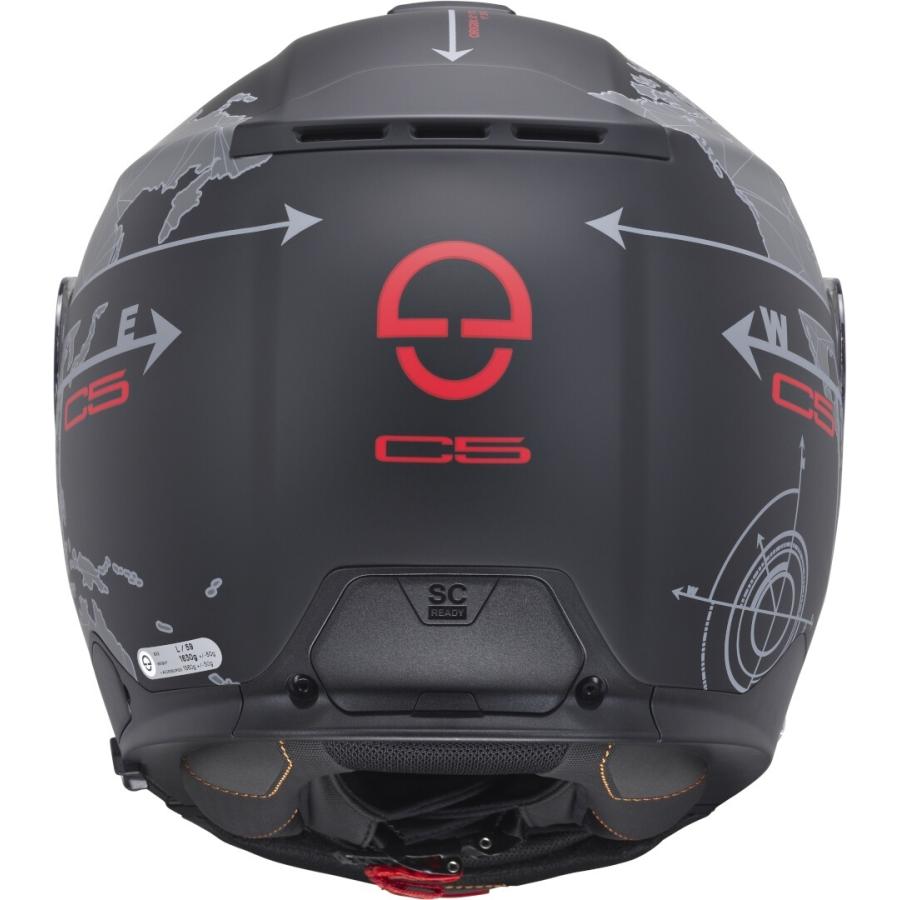 Schuberth C5 Globe シューベルト フリップアップヘルメット / ブラックマット・グレー