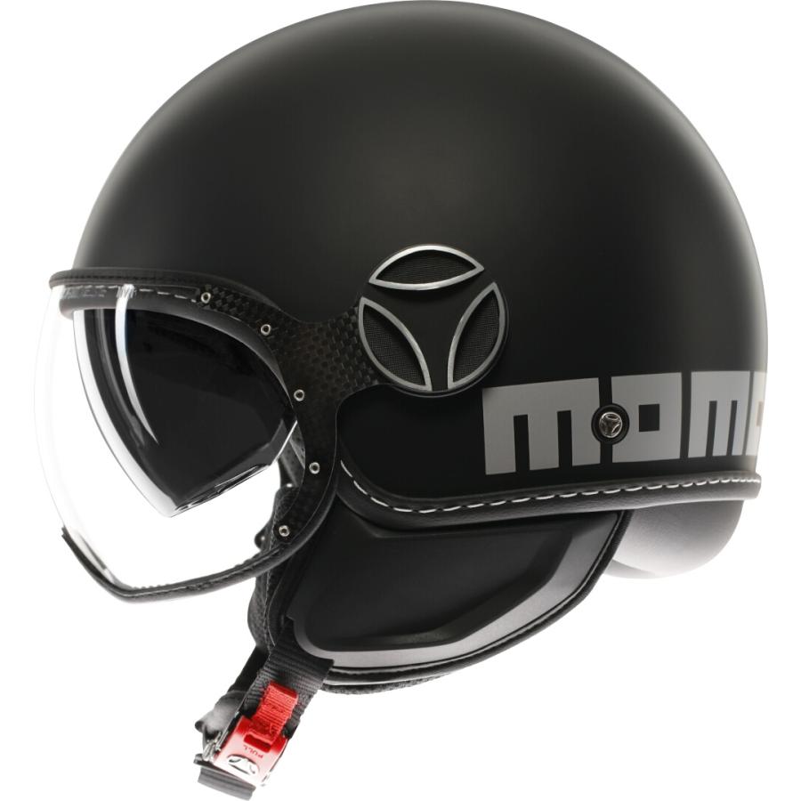 MomoDesign FGTR Evo Mono 2.0 モモ ジェットヘルメット /ブラック