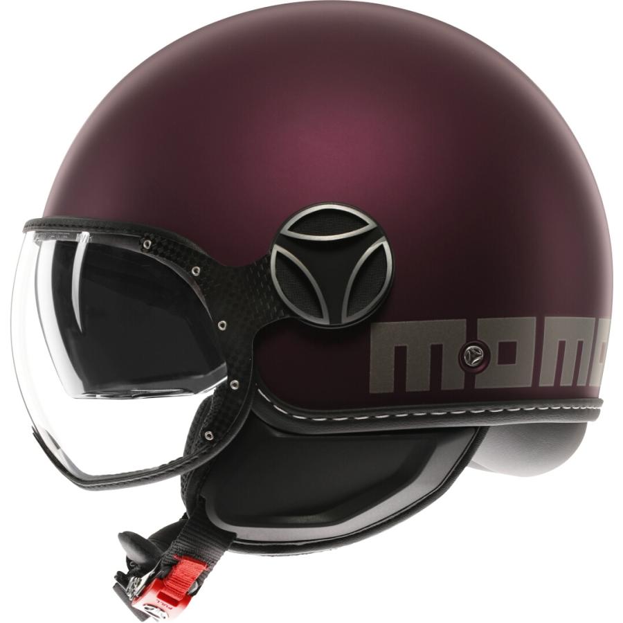 MOMO DESIGN FGTR JPN M ジェットヘルメット モモデザイン MomoDesign FGTR Evo Mono 2.0 モモ ジェットヘルメット /レッドマット