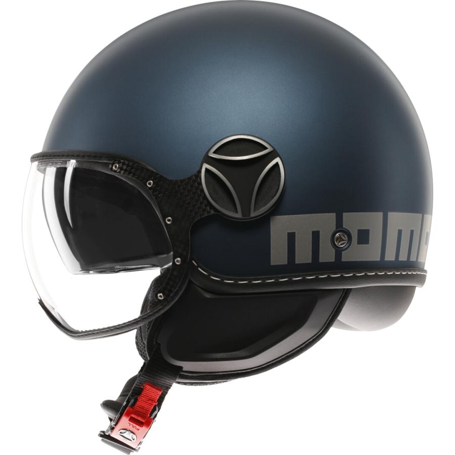 MomoDesign FGTR Evo Mono 2.0 モモ ジェットヘルメット /ブルーマット_3