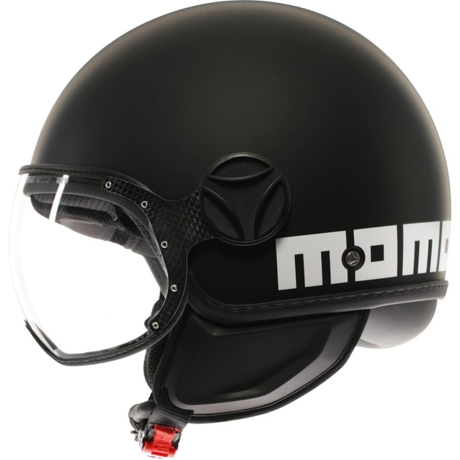 MOMO FGTR Classic ジェット ヘルメット　マットブラック　XL MomoDesign FGTR Classic Mono 2.0 モモ ジェットヘルメット /ブラック