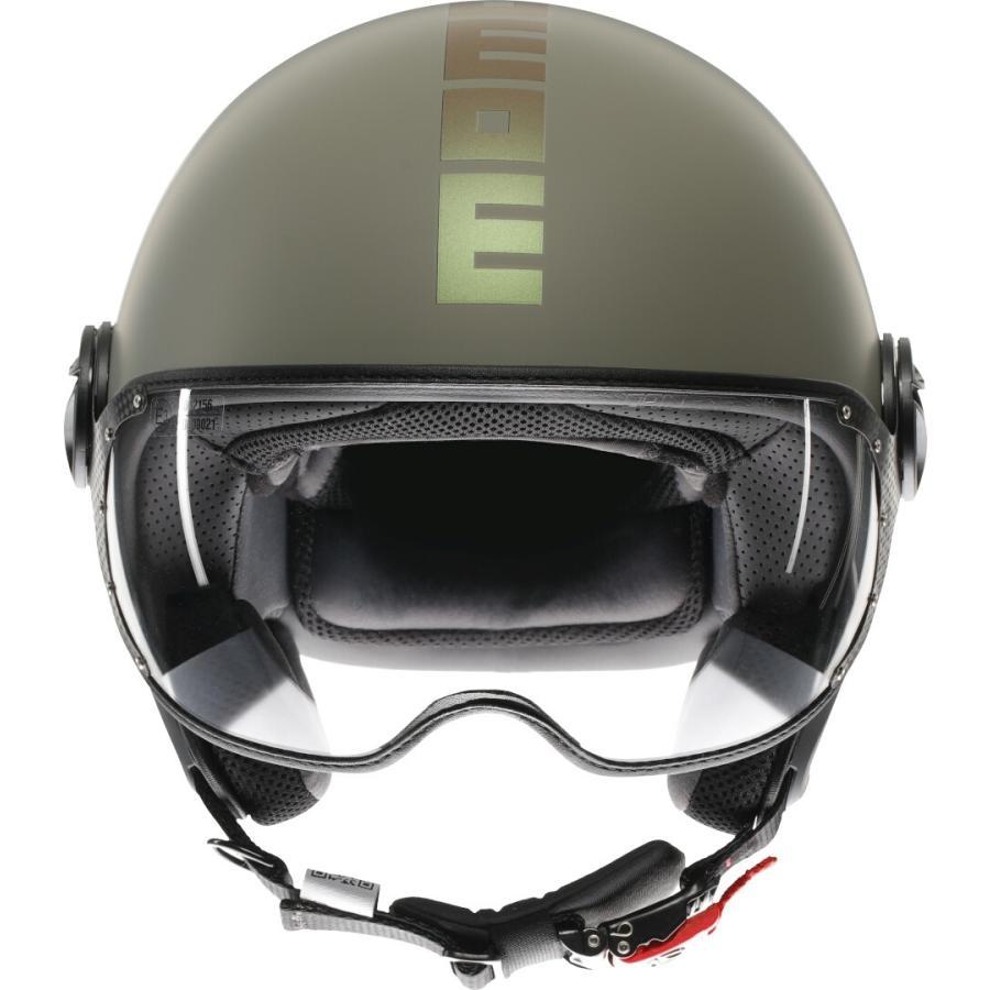MomoDesign FGTR Classic Flip ジェットヘルメット マットグリーン