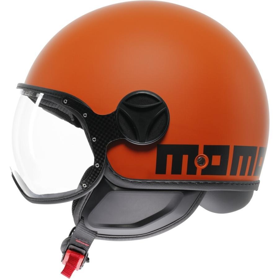 MomoDesign FGTR Classic Candy ジェットヘルメット オレンジマット