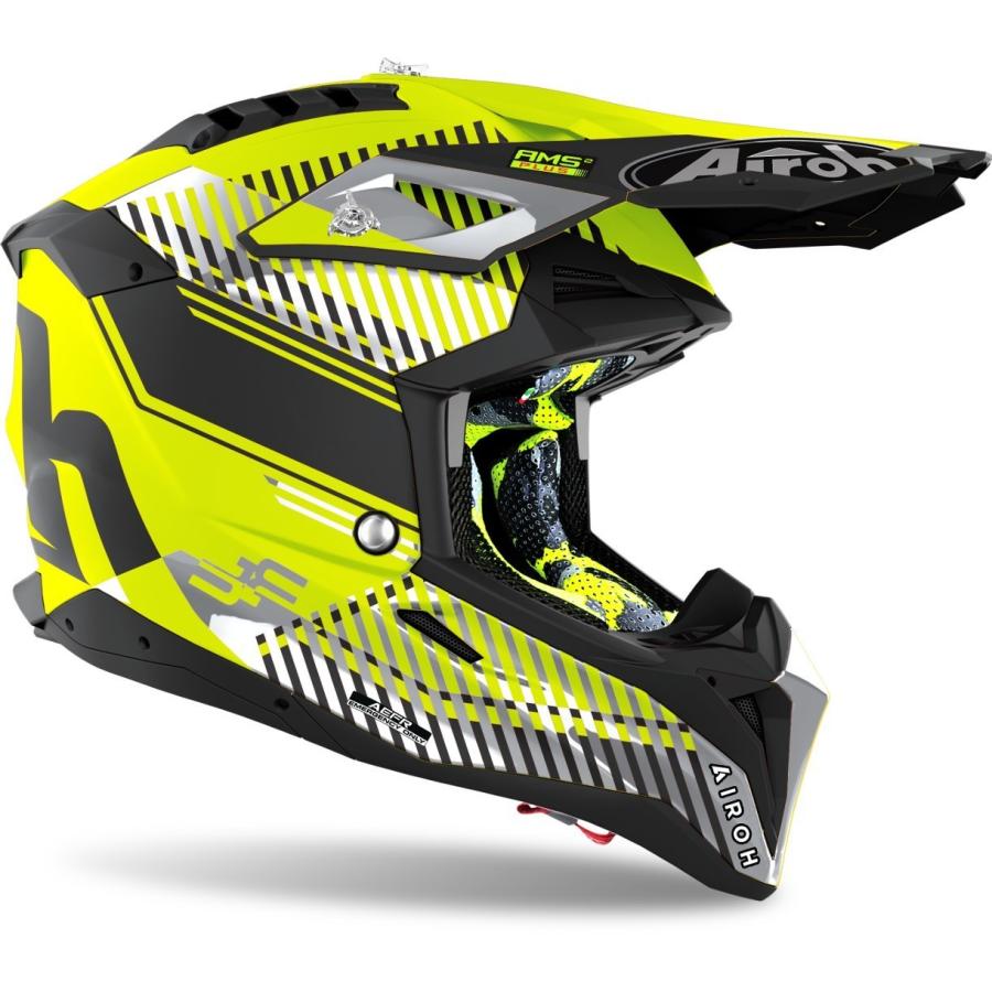 AIROH（アイロー） Aviator 3 Wave カーボンヘルメット / イエロー