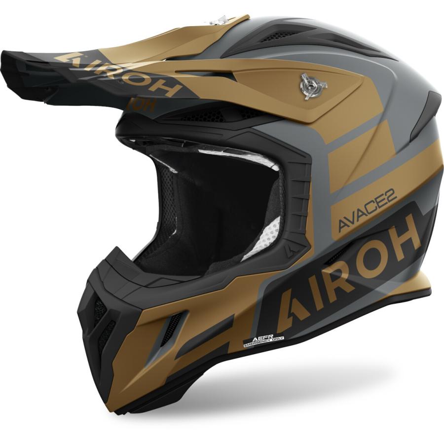 Airoh Aviator ace 2 ヘルメット ブロンズ/ブラック/グレー AIROH（アイロー） Aviator Ace 2 Sake ヘルメット / ブロンズ