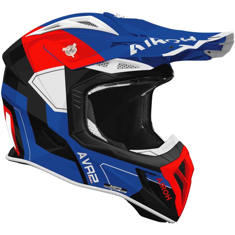☆Sena☆様 アイロー Airoh Aviator Ace 2 Shield ヘルメット/ ブルー・ホワイト