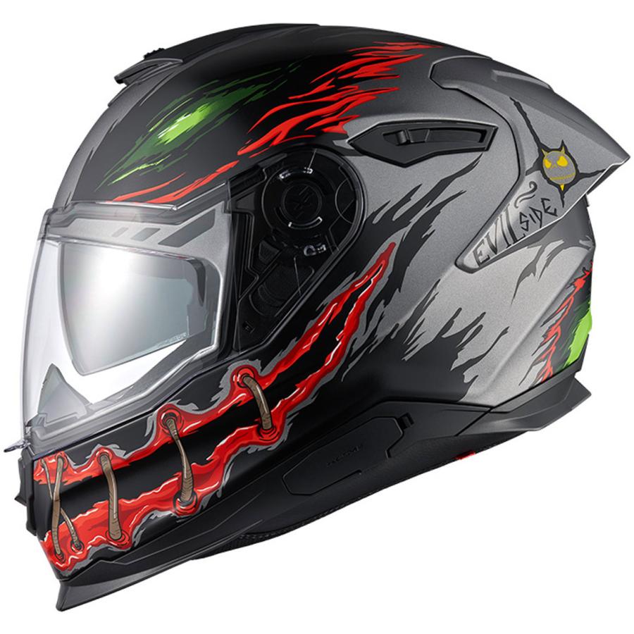 NEXX（ネックス） Y.100R Night Rider ヘルメット / グレー・レッド