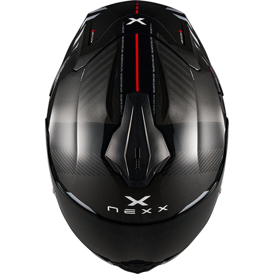 NEXX（ネックス） Nexx Y.100R Fade ヘルメット / ブラック・レッド