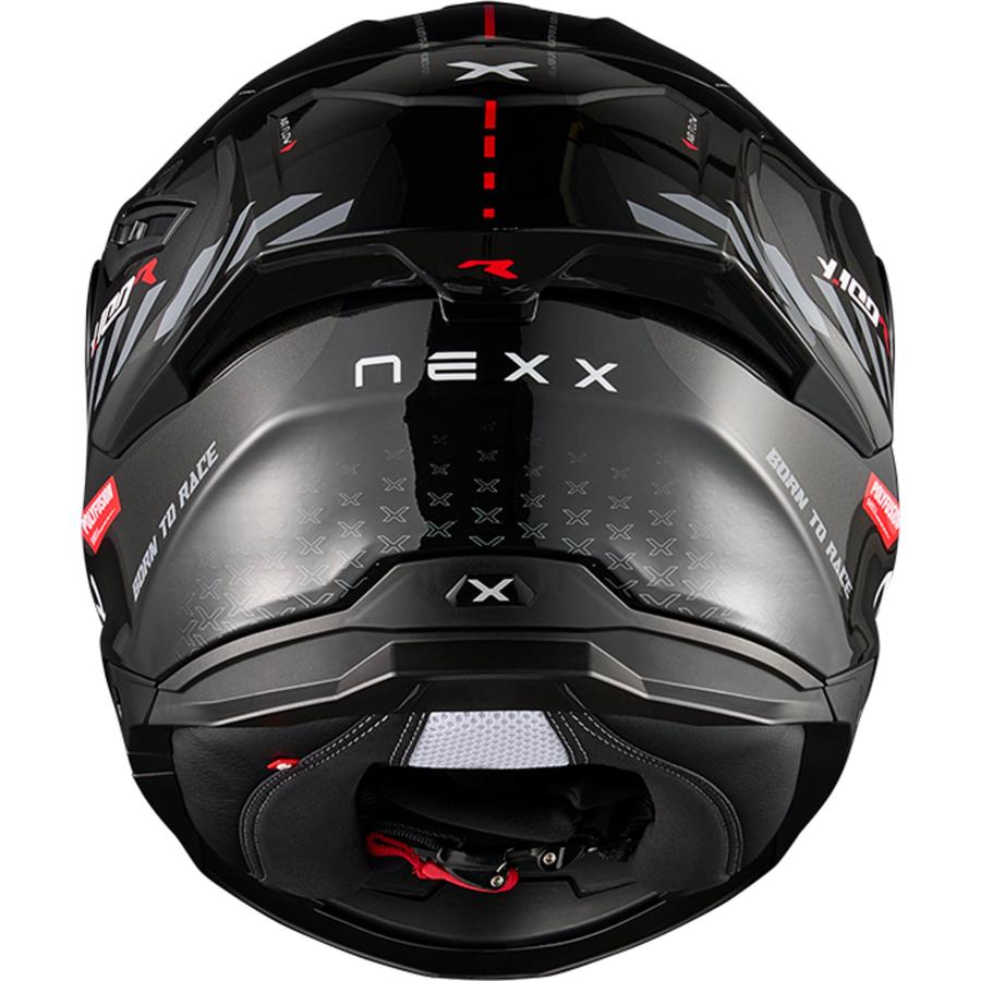 NEXX（ネックス） Nexx Y.100R Fade ヘルメット / ブラック・レッド