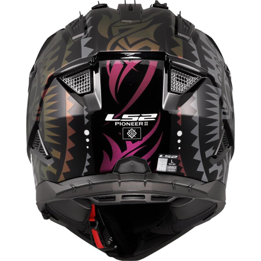 LS2 MX702 Pioneer II Rangi ヘルメット / ブラック・マルチの画像