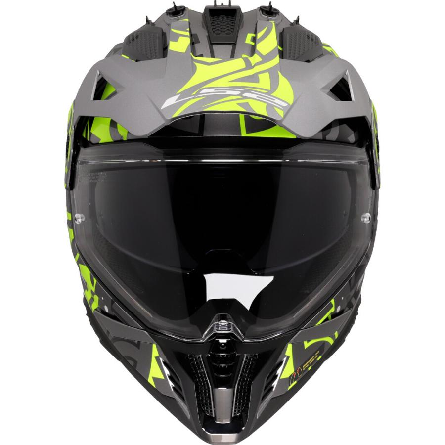 LS2 HELMETS LS2 MX702 Pioneer II Rangi ヘルメット / グレー
