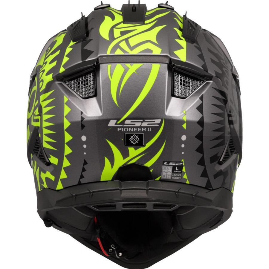 LS2 HELMETS LS2 MX702 Pioneer II Rangi ヘルメット / グレー