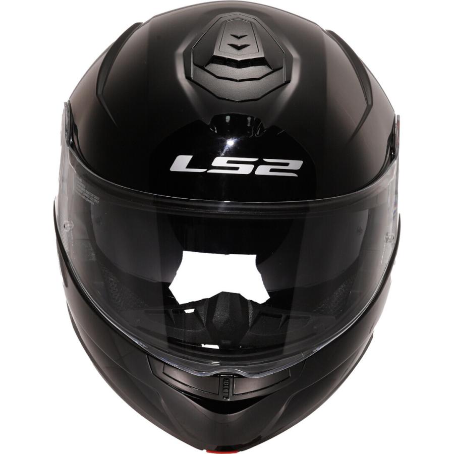 LS2 FF908 Strobe II Solid フリップアップヘルメット / ブラック_2