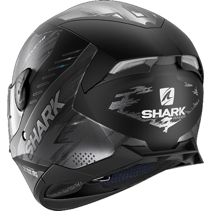 美品　LED光るフルフェイス　SHARK Skwal 2.2 Venger Shark SHARK シャーク Skwal 2.2 Venger LEDライト搭載