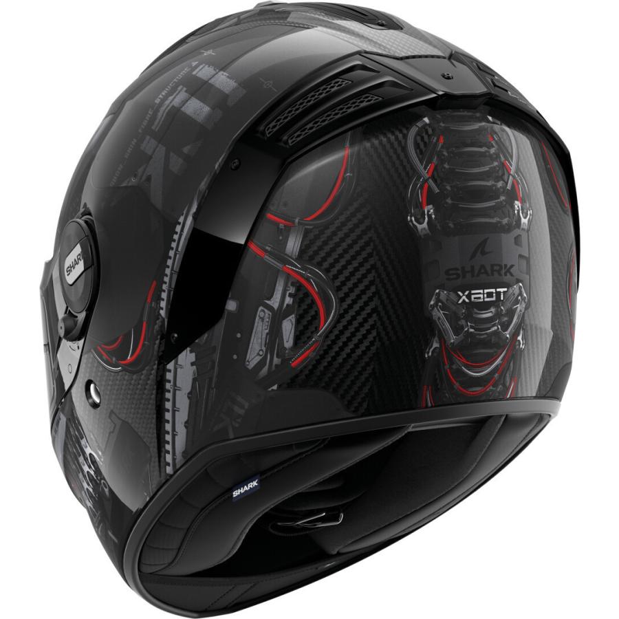 SHARK Spartan RS Xbot Carbon カーボンヘルメット / ブラック・グレー・レッド_1