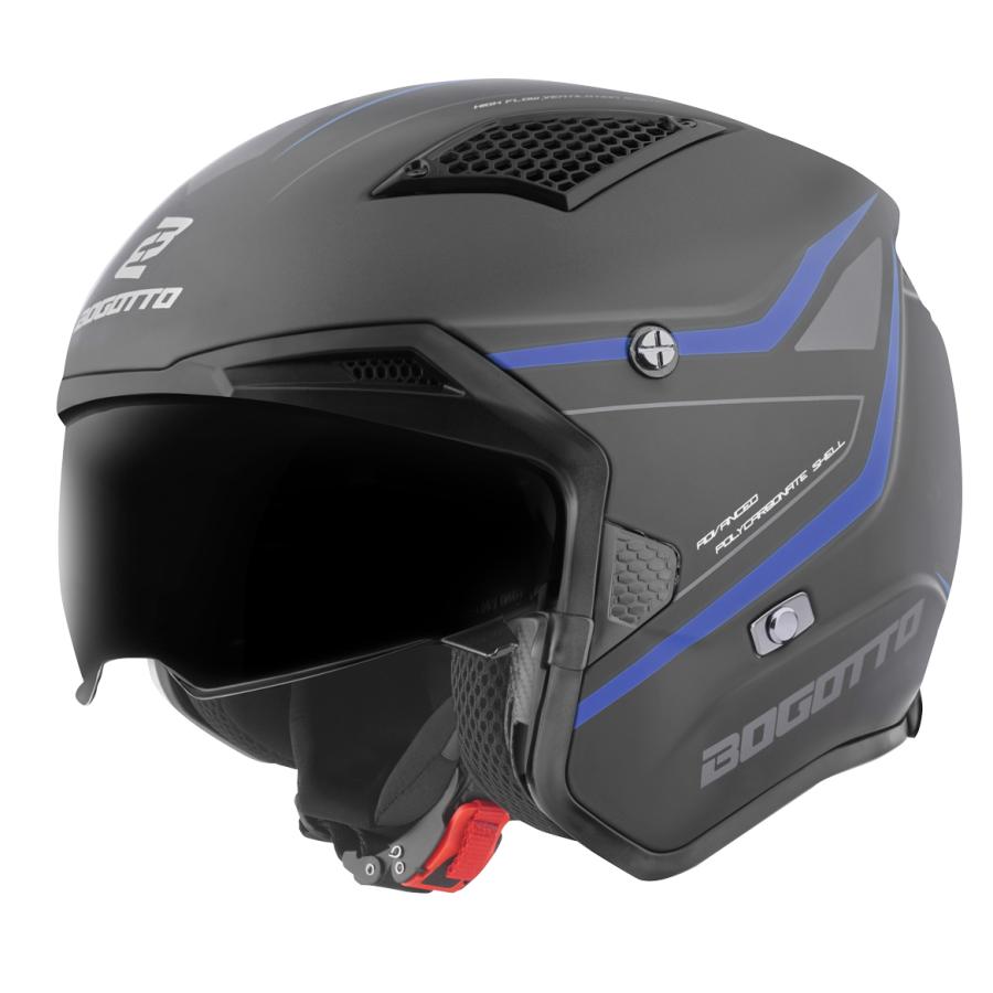 Bogotto (ボゴット) Radic WN-ST ヘルメット / ブルー・ブラック