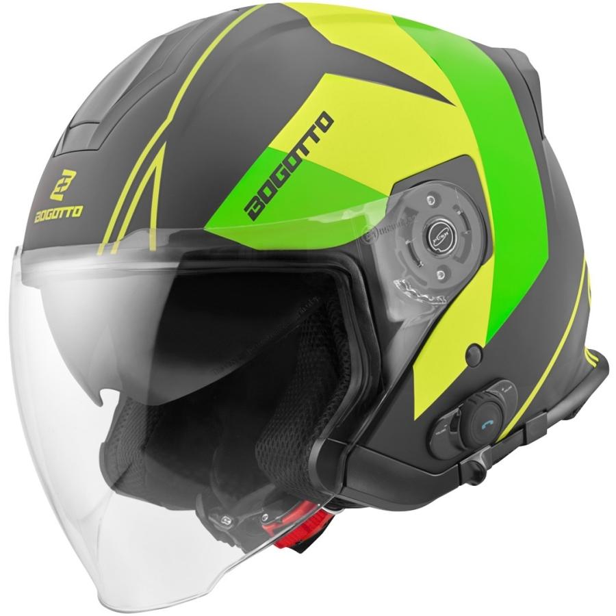 Bogotto (ボゴット) V586 Detri BT ブルートゥース ジェットヘルメット
