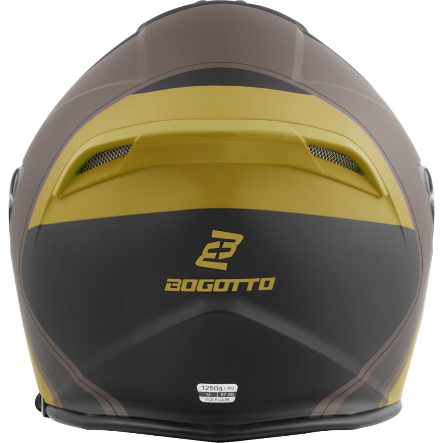 グリーンゴールド ジェットヘルメット Bogotto ボゴット H586 City-B ジェットヘルメット / ブラックマット