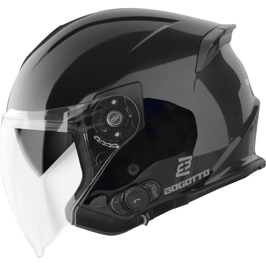 Bogotto ボゴット H586 BT Solid Bluetooth ジェットヘルメット 