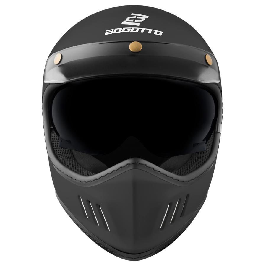 Bogotto ボゴット FF980 Caferacer ヘルメット / ブラックマット_2
