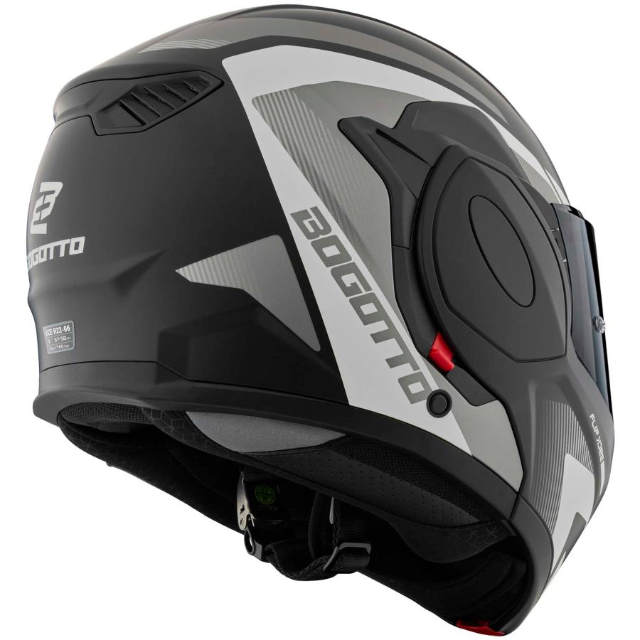 ボゴット Bogotto FS-X600 Atyr ヘルメット /ブラックマット・グレーの画像