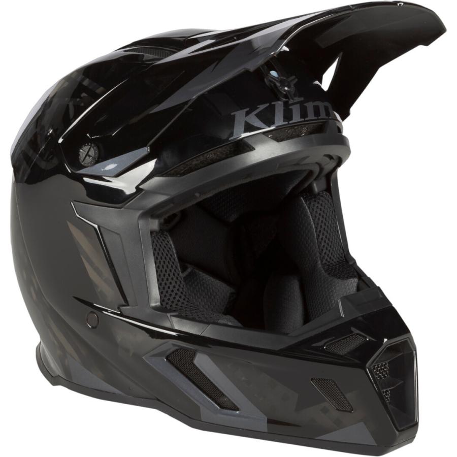 バイク ヘルメット Klim クライム F5 AMP カーボンヘルメット / ブラック・グレー
