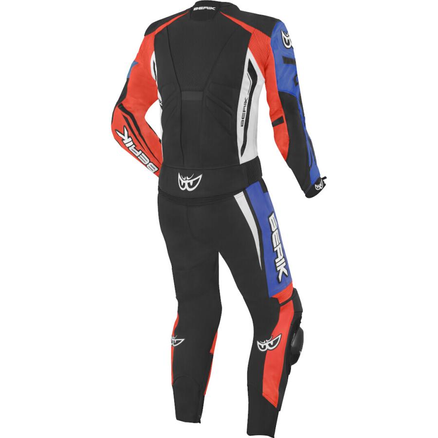Berik べリック Monza ツーピース レザースーツ / ブラック・ホワイト・レッド・ブルーの画像