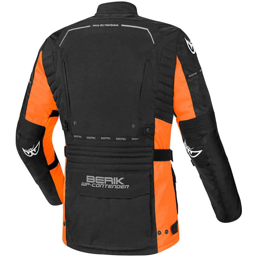 新品未使用　ベリック　Berik Torino 防水バイクジャケット Berik べリック Torino 防水バイクジャケット / ブラック・オレンジ