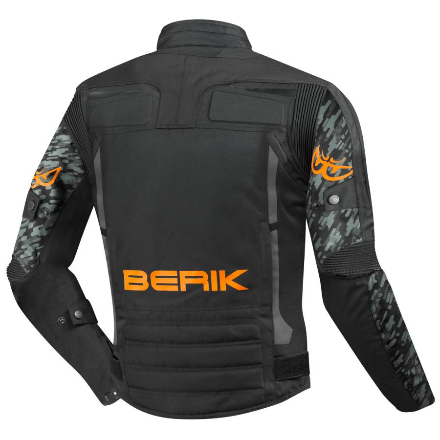 Berik べリック Camo Street 防水バイクジャケット / ブラック 