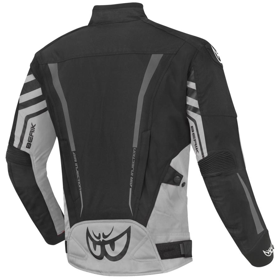 BERIK Nardo Evo 52 XL 美品 3シーズン 脱着インナー Berik べリック Nardo Evo 防水 バイクジャケット / ブラック・グレー