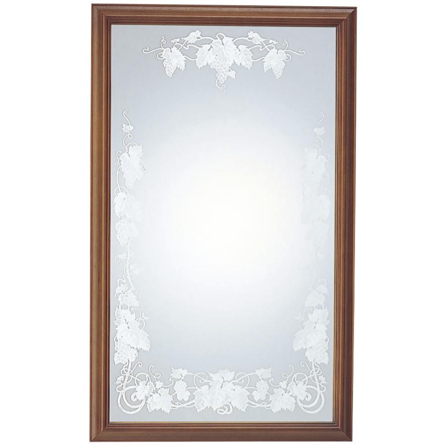 数量限定 特売 ウォールミラー サンドブラスト W63 4 D3 H104 3 ダークブラウン色 San007 超人気 Zoetalentsolutions Com