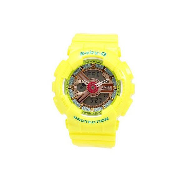 【超特価sale開催】  G-SHOCK CASIO 腕時計レディース BA-110CA-9A ベビーG Baby-G カシオ Gショック イエロー系 ジーショック 腕時計