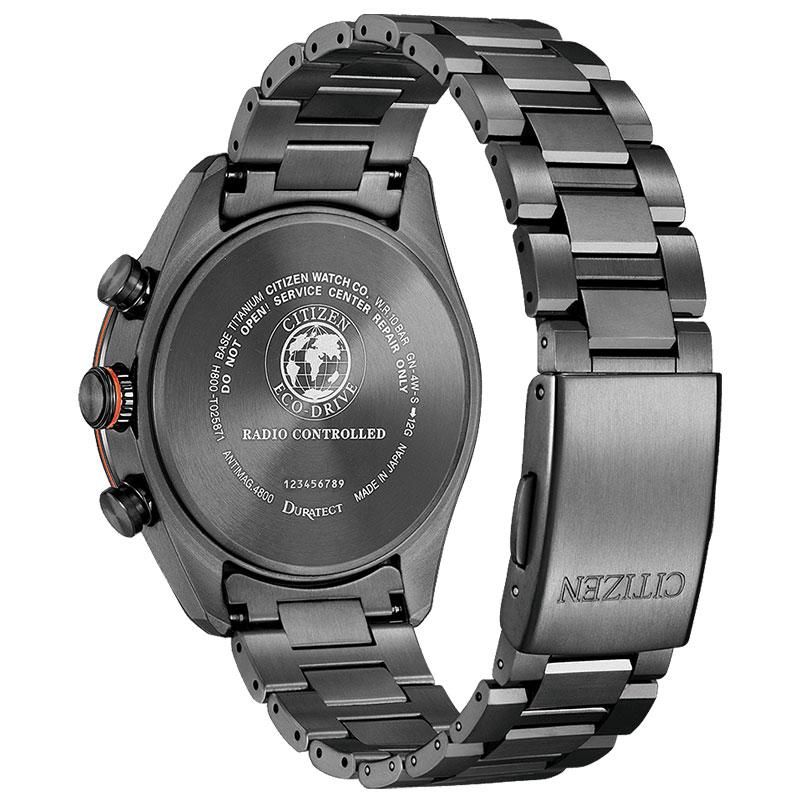 シチズン アテッサ AT8185-62E 腕時計 メンズ CITIZEN ATTESA ACT line/ブラックチタンシリーズ メタルブレス クロノグラフの画像