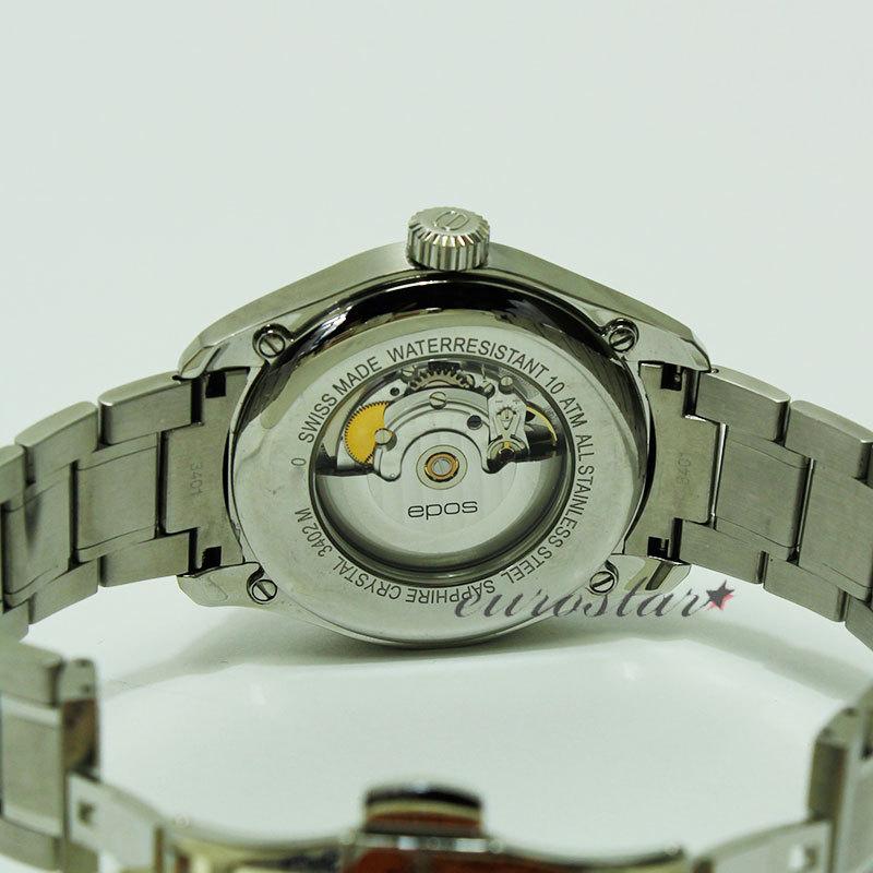 【新入荷】 即納可能! エポス パッション デイデイト 3402NSLM 腕時計 メンズ 自動巻 EPOS PASSION 3402 3402.142.20.38.30 メタルブレス ホワイト カレンダー 【SK1138597016】(40035円)