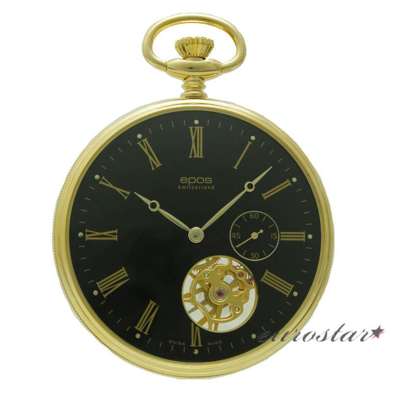SALE，限定SALE エポス ポケットウォッチ 2090GPBK-N 懐中時計 メンズ
