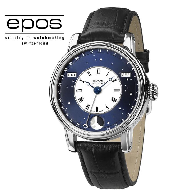 特価品 エポス Vスタイル 3439VBL 腕時計 メンズ 自動巻 epos OEUVRE D  