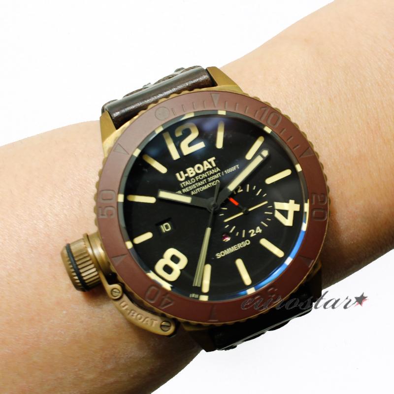 26【新品未使用】 特価 ユーボート ソマーソ 8486C 腕時計 メンズ U-BOAT SOMMERSO 自動巻き ブロンズ アンティーク加工 ダイバーズ ソンメルソ 【RIZ4540933948】(159667円)