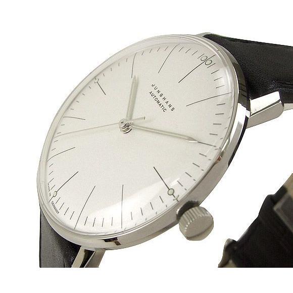 ユンハンス マックスビル 027 3501 02 腕時計 メンズ JUNGHANS Max Bill 027/3501.02 サファイアガラス 機械式 アナログ 革ベルト ユニセックスの画像