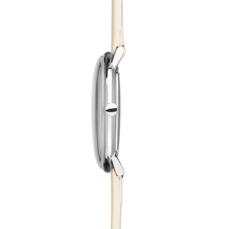 ユンハンス マックスビル レディ 047 4252 02 腕時計 レディース サファイアクリスタル JUNGHANS Max Bill 047/4252.02 クオーツ アナログ 革ベルトの画像