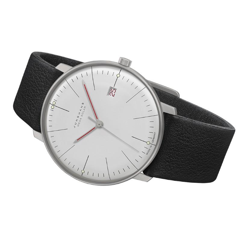ユンハンス マックスビル メガソーラー 59 2326 02 電波時計 サファイアクリスタル 腕時計 メンズ JUNGHANS Max Bill MEGA Solar 59/2326.02 チタンの画像