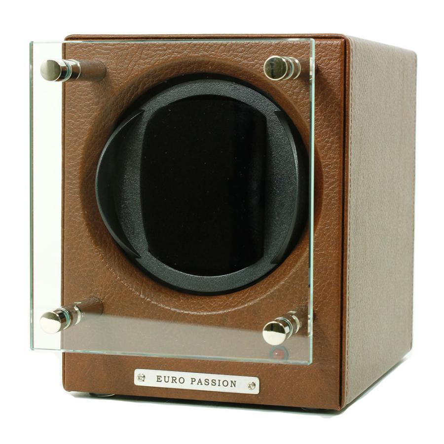 特価品 ユーロパッション ウォッチワインディング ボクシーズ アダプター付 FWC-1168LBR 即納可能! ※時計なし WATCH WINDING BOXES